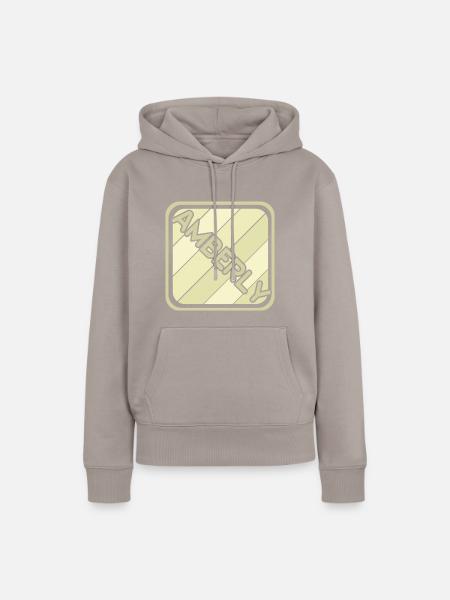 Amberly als Mädchenname - Frauen Premium Bio Hoodie - Taupe