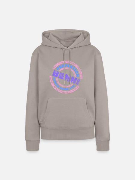Benni Benni - Frauen Premium Bio Hoodie - Taupe