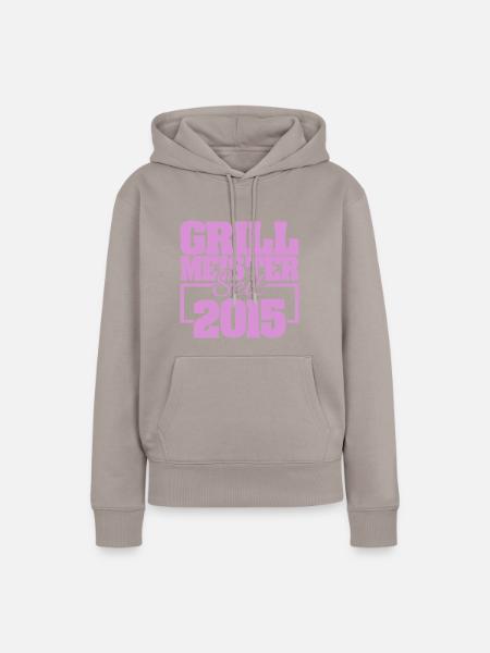 2015 - Frauen Premium Bio Hoodie - Taupe