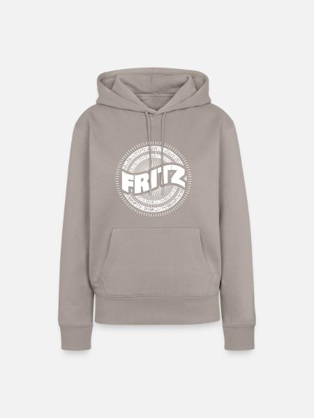 Geschenkidee Fritz - Frauen Premium Bio Hoodie - Taupe