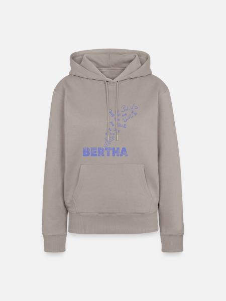 Segeln Bertha - Frauen Premium Bio Hoodie - Taupe