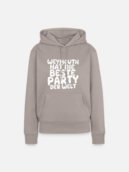 Geschenk für Weymouth - Frauen Premium Bio Hoodie - Taupe