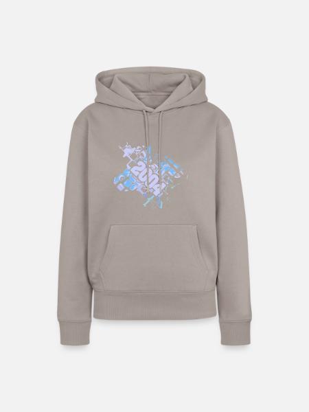 Nerd 2004 - Frauen Premium Bio Hoodie - Taupe