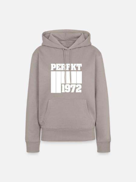 1972 1972 - Frauen Premium Bio Hoodie - Taupe