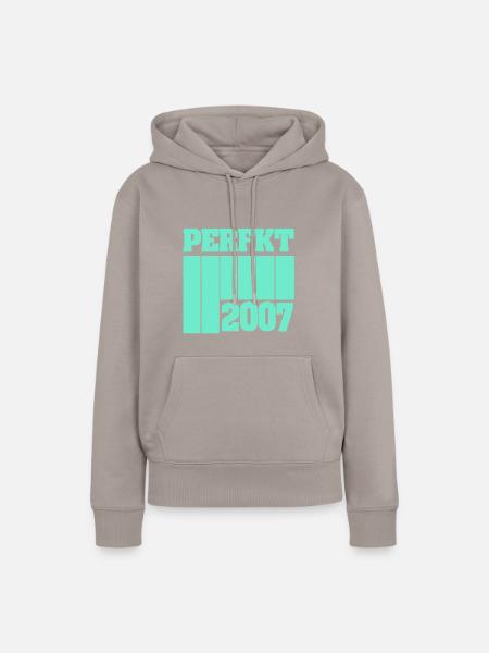 2007 - Frauen Premium Bio Hoodie - Taupe