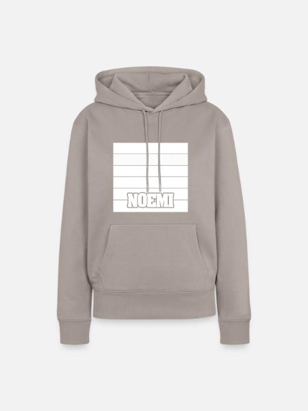 Frauenname Noemi - Frauen Premium Bio Hoodie - Taupe