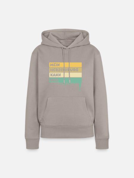 Herzchirurg - Frauen Premium Bio Hoodie - Taupe