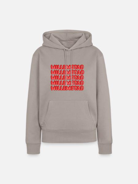 Geschenk für Willemstad - Frauen Premium Bio Hoodie - Taupe