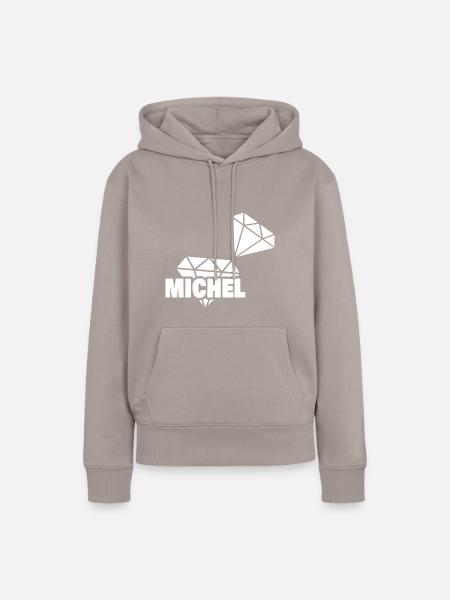 Kostbar Michel - Frauen Premium Bio Hoodie - Taupe