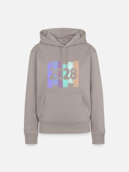 Gruftis 2028 - Frauen Premium Bio Hoodie - Taupe