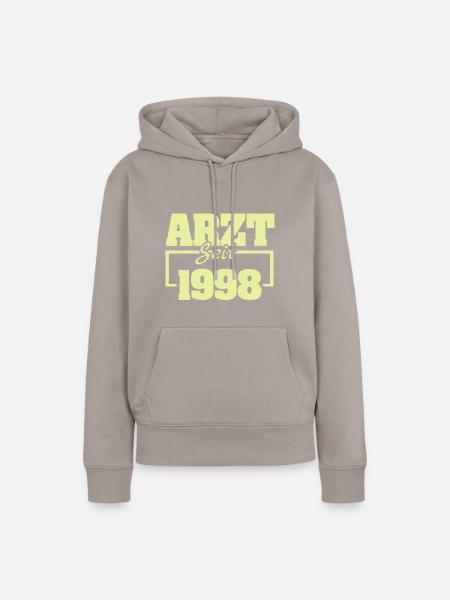 Chefarzt 1998 - Frauen Premium Bio Hoodie - Taupe