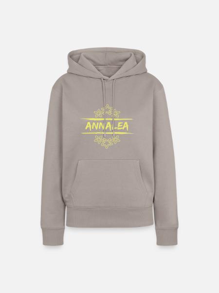 Annalea - Frauen Premium Bio Hoodie - Taupe