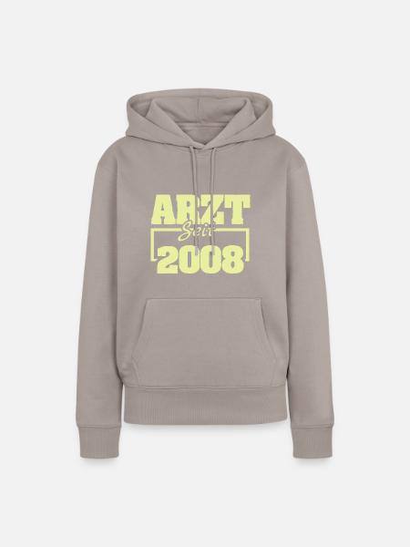Chefarzt 2008 - Frauen Premium Bio Hoodie - Taupe