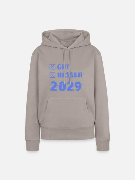 2029 - Frauen Premium Bio Hoodie - Taupe
