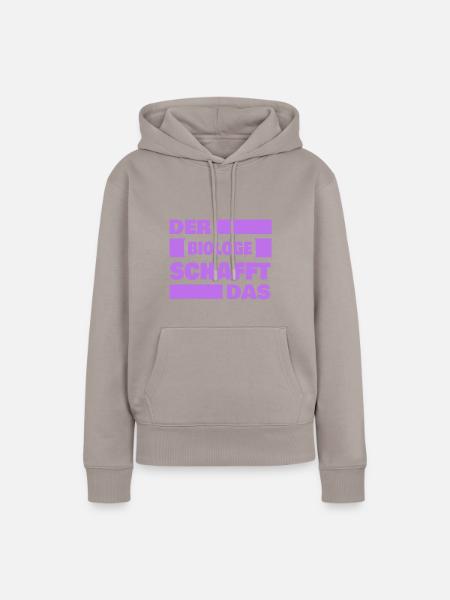 Geschenk für Biologe - Frauen Premium Bio Hoodie - Taupe