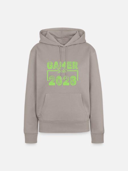 2028 - Frauen Premium Bio Hoodie - Taupe