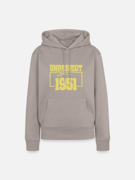 1951 - Frauen Premium Bio Hoodie - Taupe