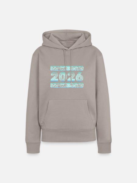 2026 - Frauen Premium Bio Hoodie - Taupe