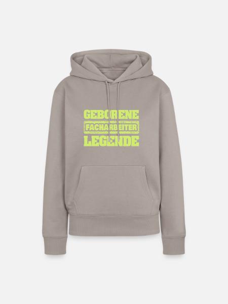 Beruf Facharbeiter - Frauen Premium Bio Hoodie - Taupe
