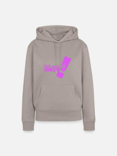 Anouk als Vorname - Frauen Premium Bio Hoodie - Taupe