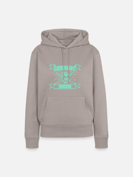 Diego - Frauen Premium Bio Hoodie - Taupe