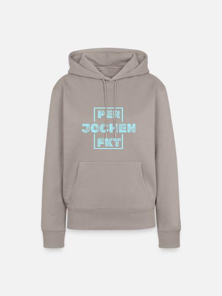 Jochen Jochen - Frauen Premium Bio Hoodie - Taupe