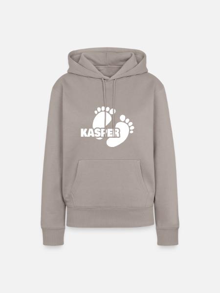 Geschenk für Kasper - Frauen Premium Bio Hoodie - Taupe