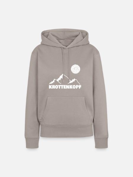 Bergsport krottenkopf - Frauen Premium Bio Hoodie - Taupe