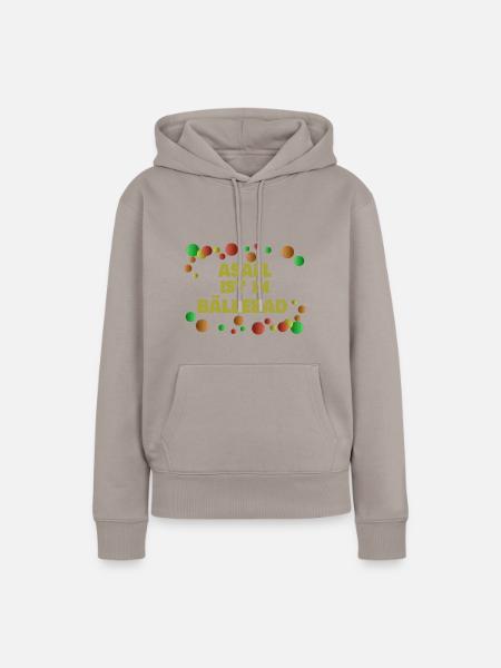 Bälle Asael - Frauen Premium Bio Hoodie - Taupe