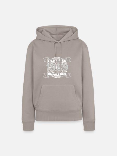 1959 - Frauen Premium Bio Hoodie - Taupe
