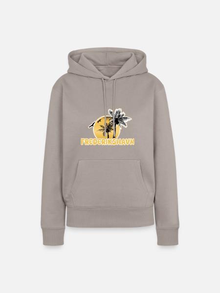 Urlaub Frederikshavn - Frauen Premium Bio Hoodie - Taupe