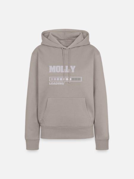Geschenk für Molly - Frauen Premium Bio Hoodie - Taupe