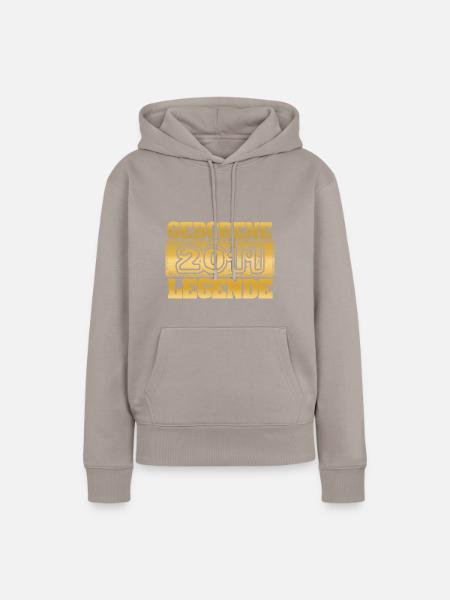2011 - Frauen Premium Bio Hoodie - Taupe