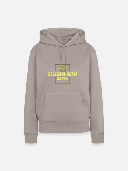 Eigenheim 2016 - Frauen Premium Bio Hoodie - Taupe
