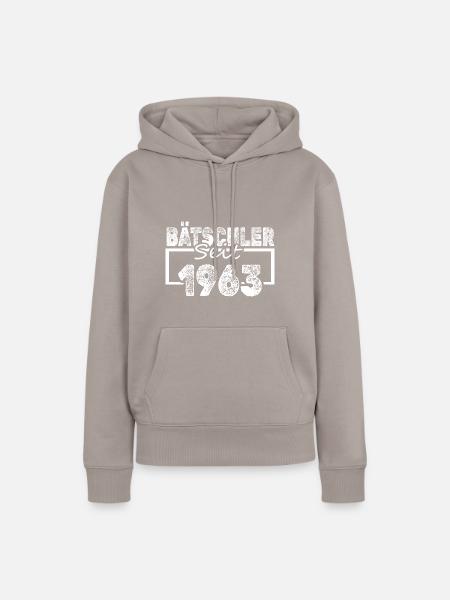 Jungeselle 1963 - Frauen Premium Bio Hoodie - Taupe