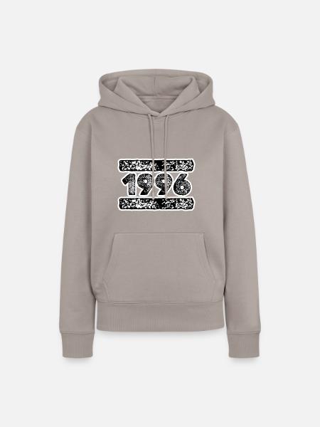 1996 1996 - Frauen Premium Bio Hoodie - Taupe
