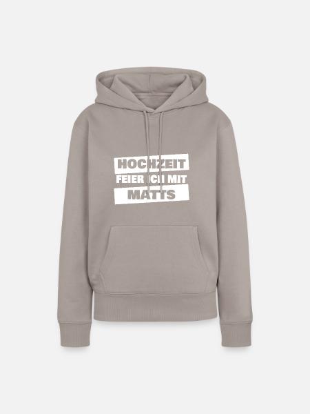 JGA Matts - Frauen Premium Bio Hoodie - Taupe