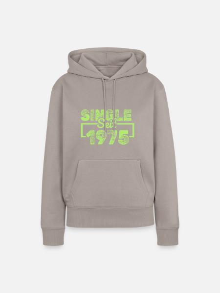 seit 1975 - Frauen Premium Bio Hoodie - Taupe