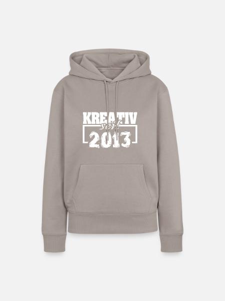 Schauspielerin 2013 - Frauen Premium Bio Hoodie - Taupe