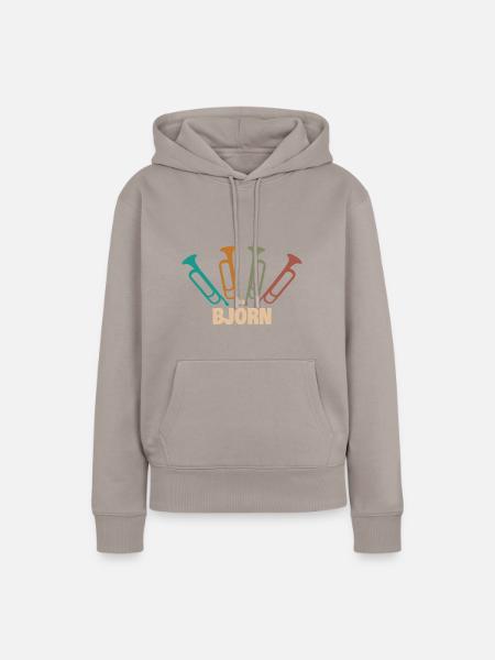 Geschenk für Björn - Frauen Premium Bio Hoodie - Taupe