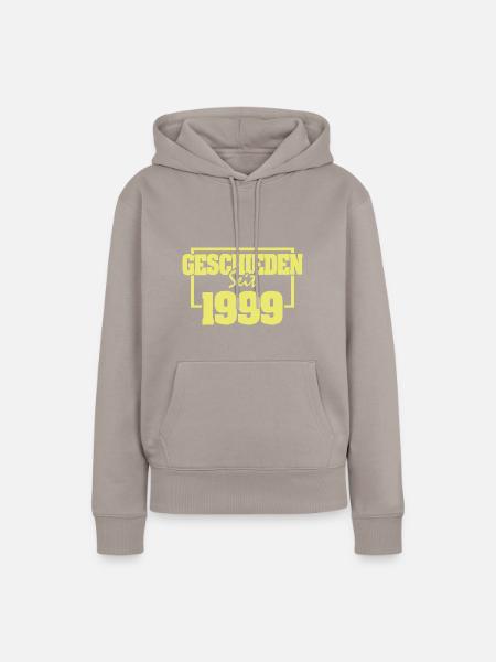 Single 1999 - Frauen Premium Bio Hoodie - Taupe