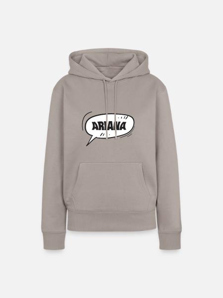 Ariana - Frauen Premium Bio Hoodie - Taupe