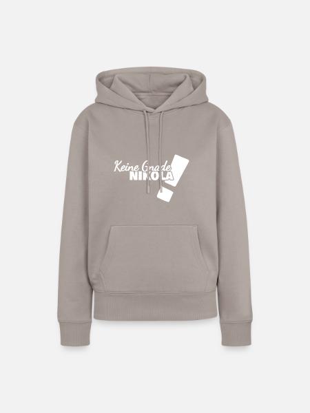 Geschenk für Nikola - Frauen Premium Bio Hoodie - Taupe