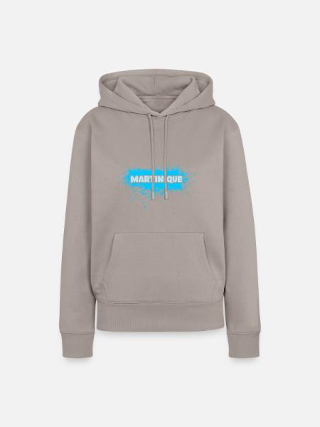 Geschenk für Martinique - Frauen Premium Bio Hoodie - Taupe