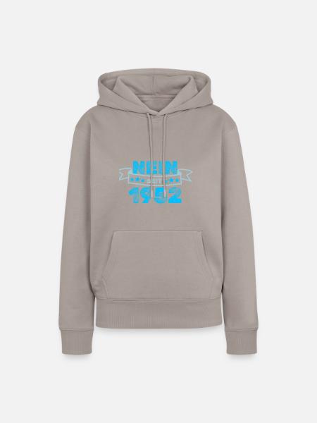 Dagegen 1952 - Frauen Premium Bio Hoodie - Taupe