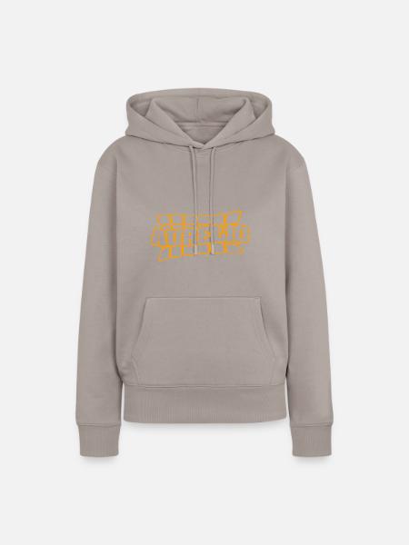 Name Aurelio - Frauen Premium Bio Hoodie - Taupe