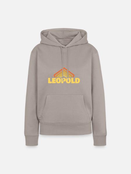 Leopold - Frauen Premium Bio Hoodie - Taupe