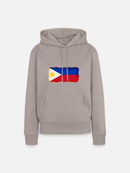 Philippinen Philippinen - Frauen Premium Bio Hoodie - Taupe