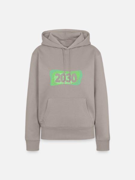2030 - Frauen Premium Bio Hoodie - Taupe