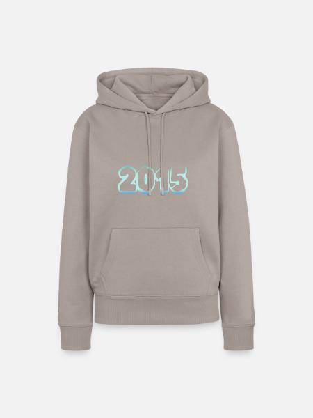 Eisblock 2015 - Frauen Premium Bio Hoodie - Taupe